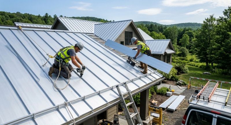 Aluminum Roof Installation in Sheffield, MA