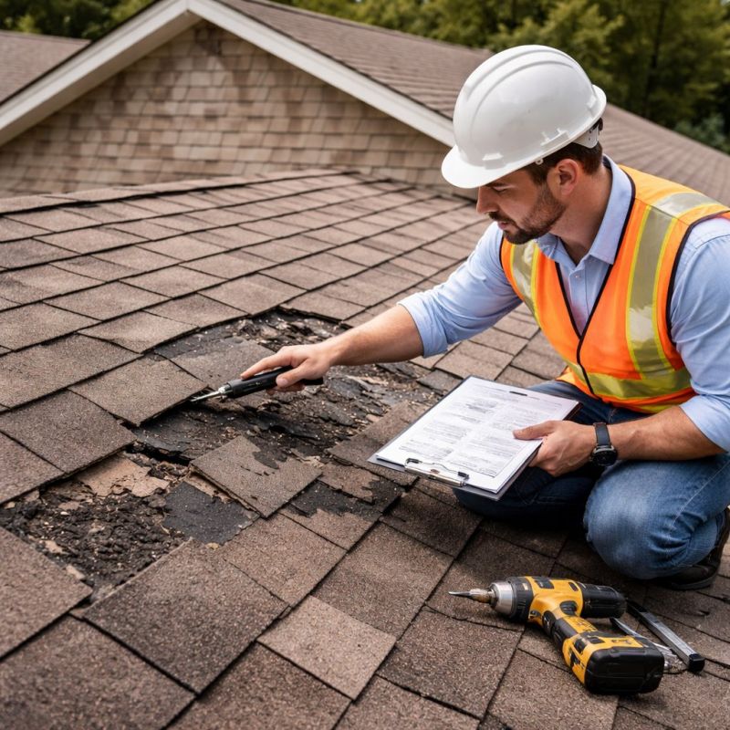 Asphalt Roof Inspection in Goshen, CT