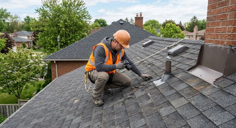 Asphalt Roof Inspection in New Britain, CT