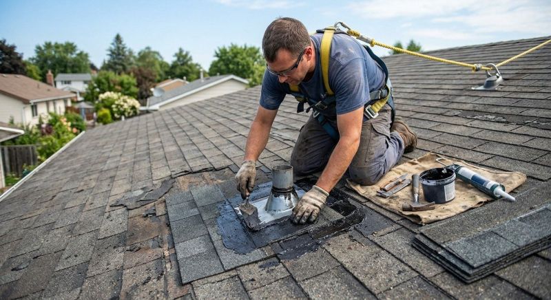 Asphalt Roof Leak Repair in Hartford, CT