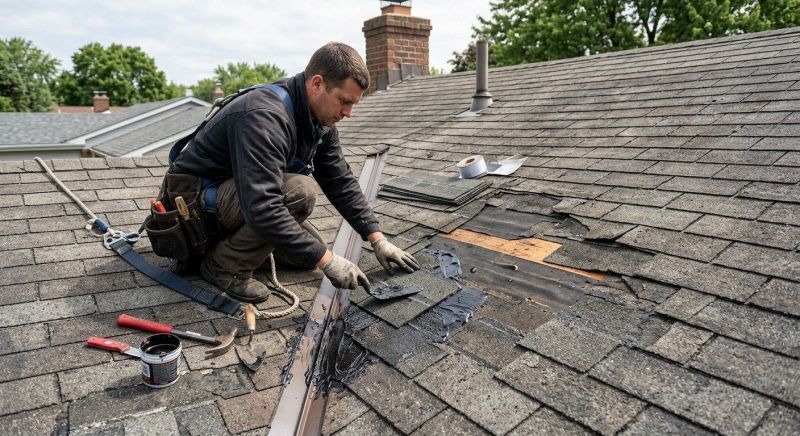 Asphalt Roof Leak Repair in Hartford, CT