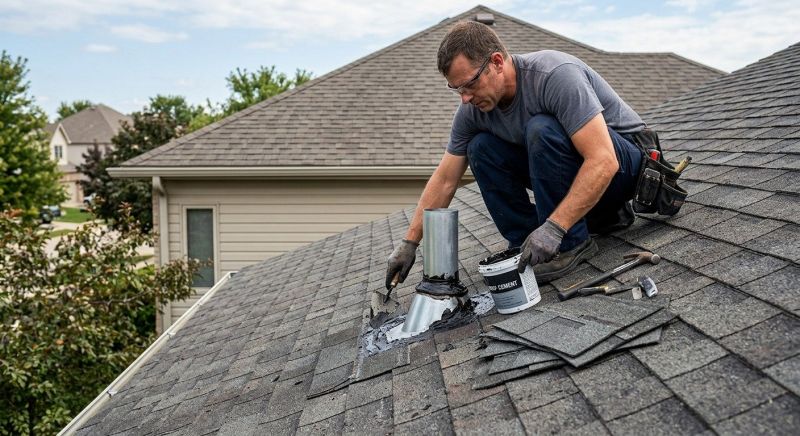 Asphalt Roof Leak Repair in Simsbury, CT