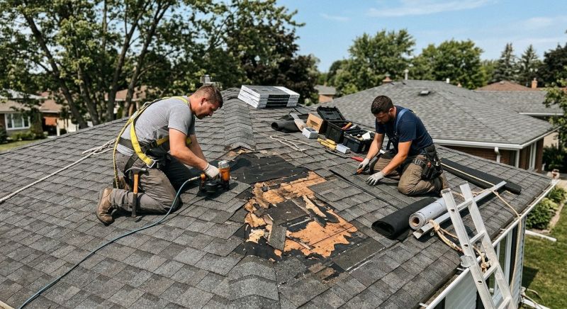Asphalt Roof Repair in Woodbury, CT
