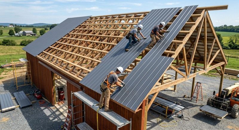 Barn Roof Construction in Litchfield County, CT