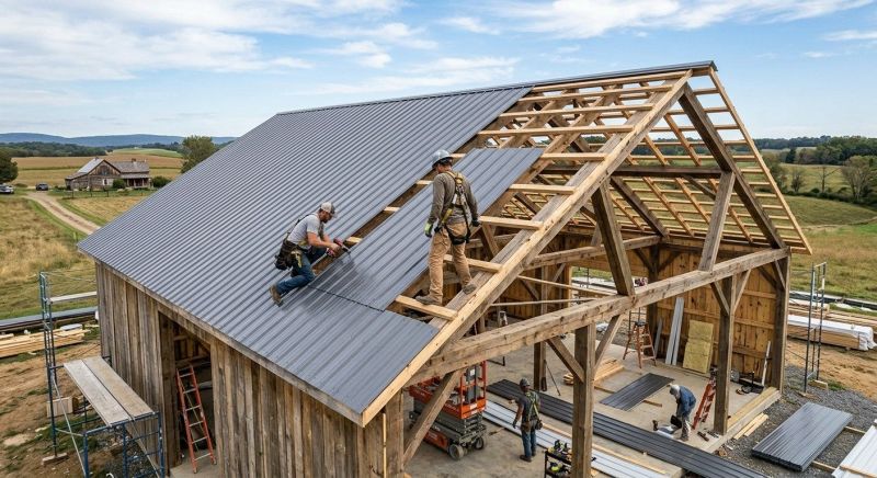 Barn Roof Installation in Litchfield County, CT