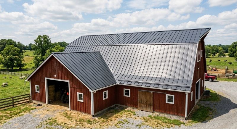 Barn Roof Replacement in Oakville, CT