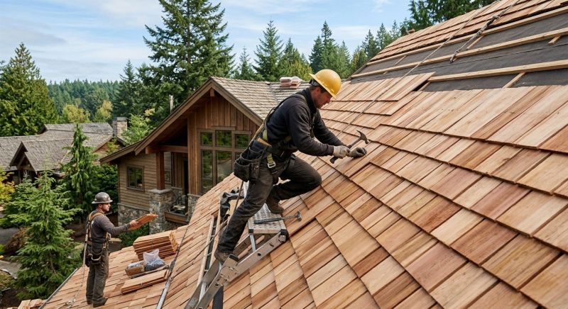 Cedar Roof Installation in Bristol, CT
