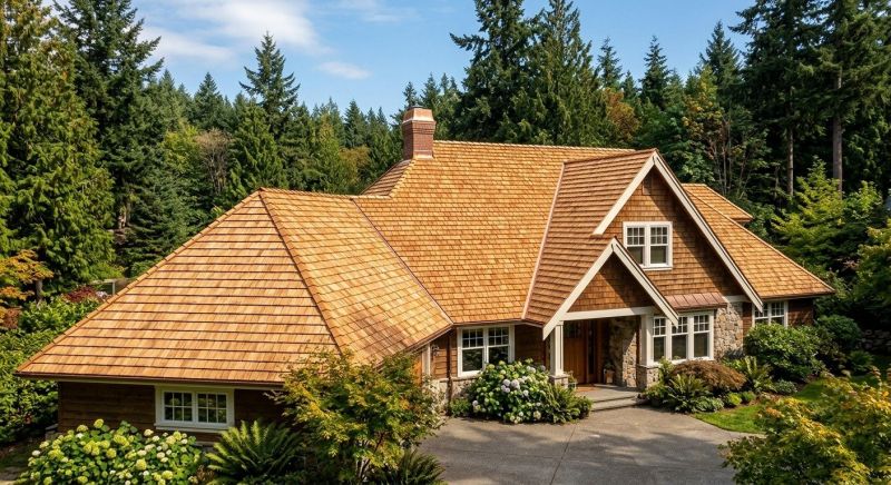 Cedar Roof Installation in Cheshire, CT