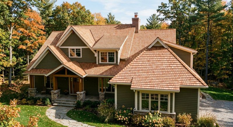 Cedar Roof Installation in Litchfield, CT