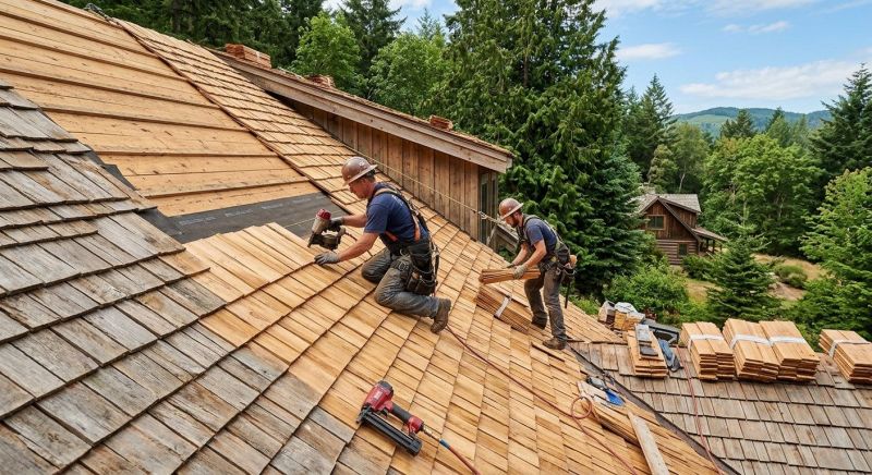 Cedar Roof Installation in Wethersfield, CT