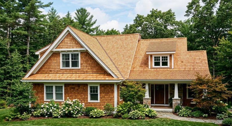Cedar Shake Roof Construction in Cheshire, CT