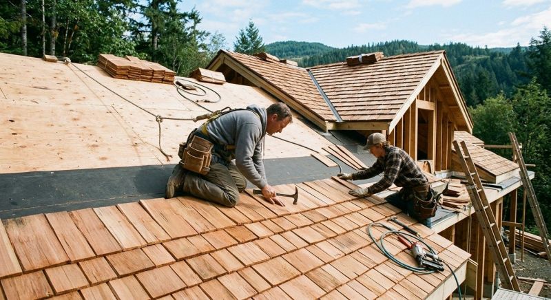 Cedar Shake Roof Construction in Litchfield County, CT
