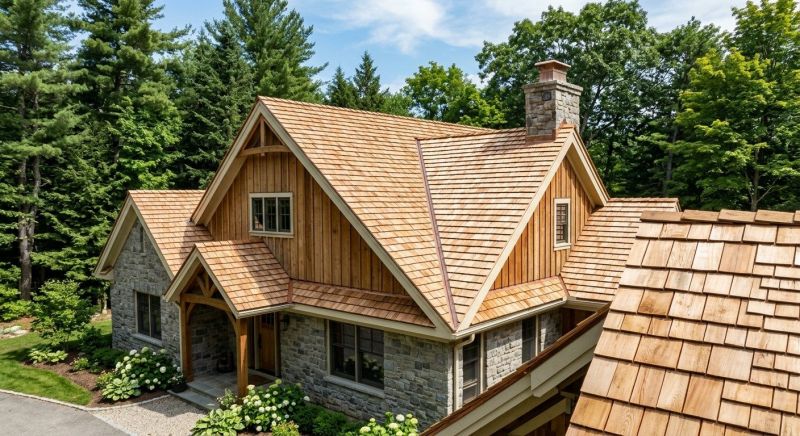 Cedar Shake Roof Construction in Riverton, CT