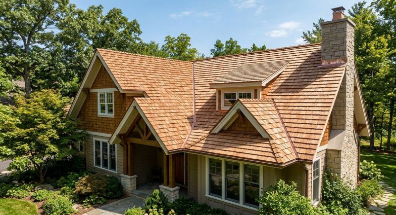 Cedar Shake Roof Construction in Washington, CT