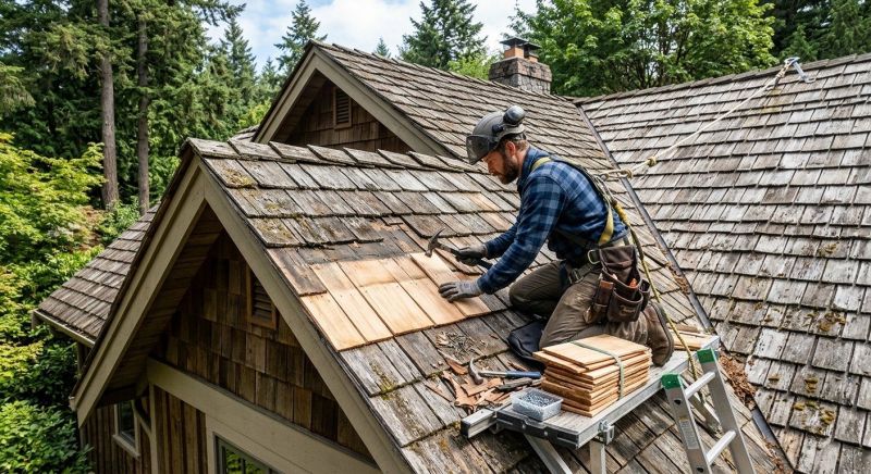 Cedar Shingles Repair in Litchfield, CT