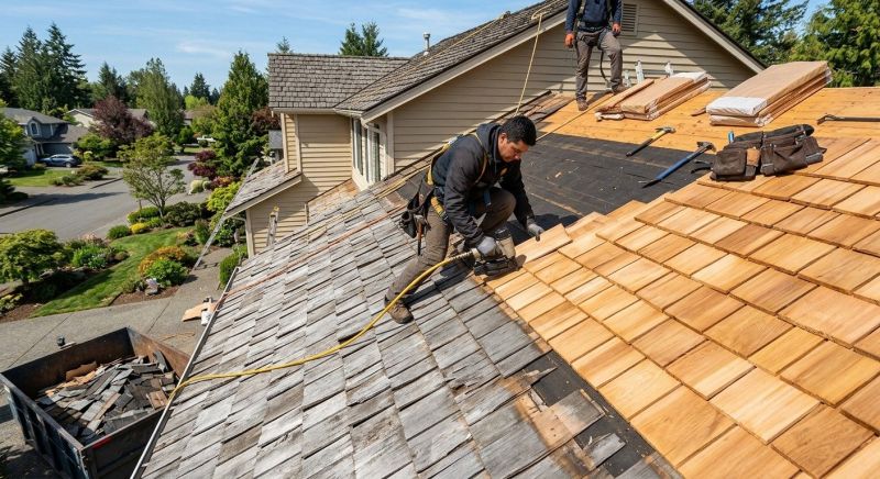 Cedar Shingles Replacement in Bethlehem, CT