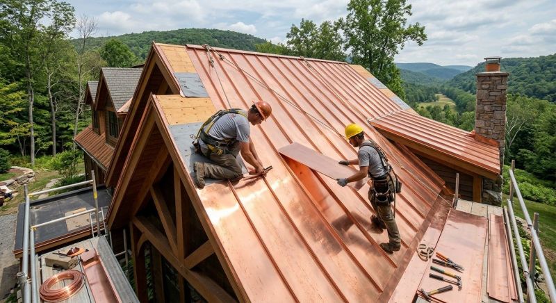 Copper Roof Installation in Litchfield County, CT