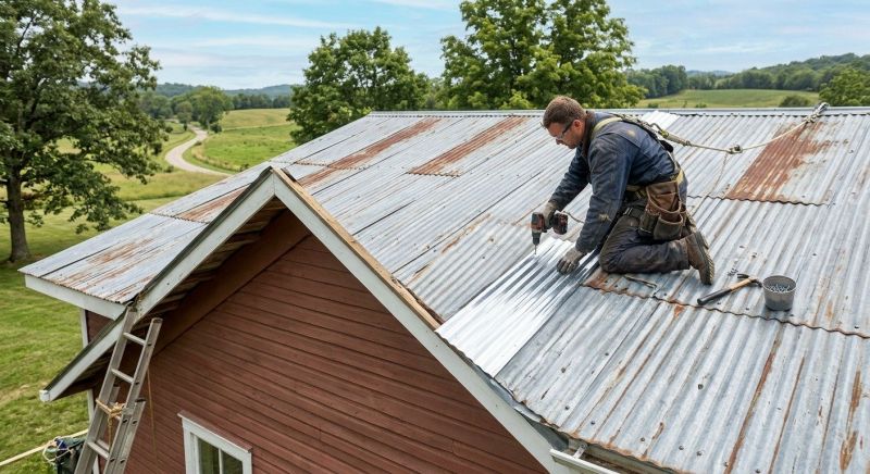 Corrugated Roof Repair in Southington, CT