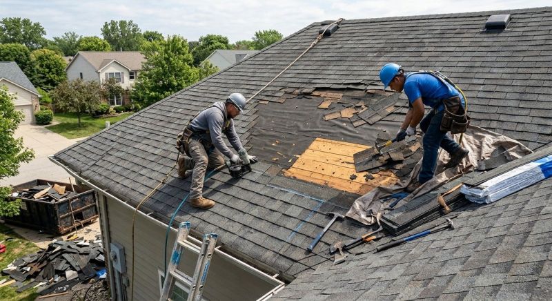 Damaged Roof Repair in Bridgewater, CT