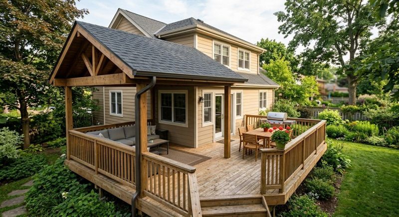 Deck Roof Construction in Litchfield County, CT