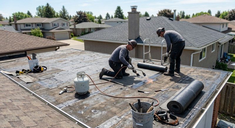 Flat Roof Repair in Naugatuck, CT