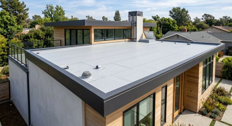 Flat Roof Replacement in Simsbury, CT