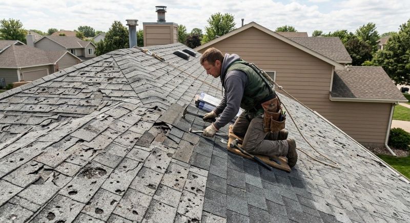 Hail Damage Roof Repair in Torrington, CT