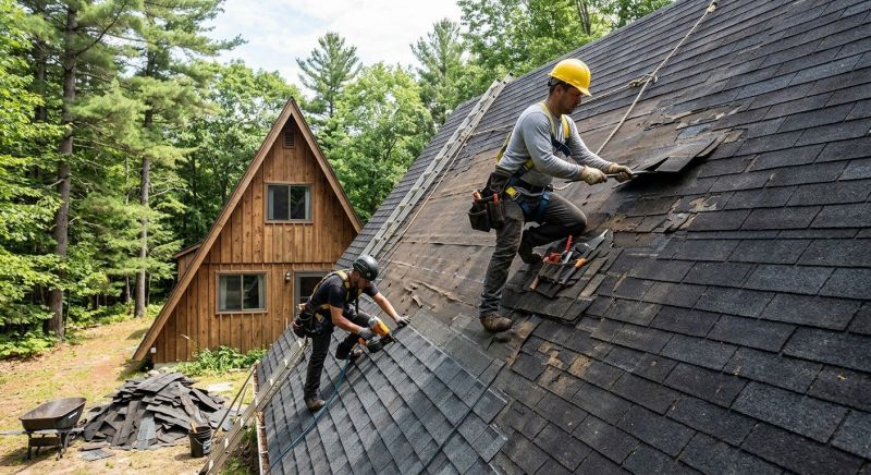 Hip Roof Shingle Replacement in Litchfield County, CT
