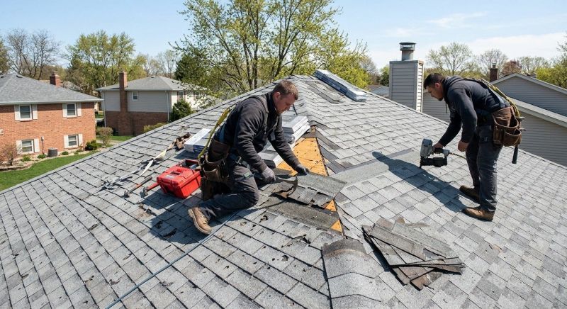 House Roof Repair in North Canton, CT