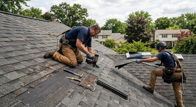 House Roof Repair in Simsbury, CT