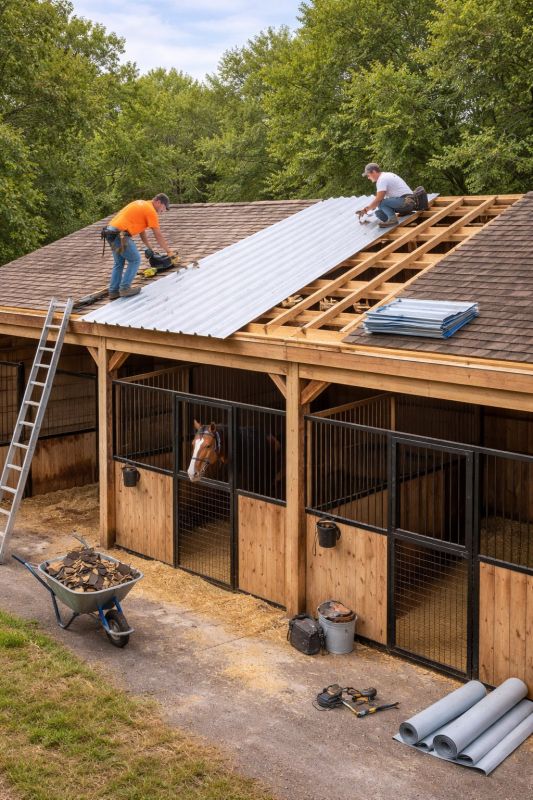 Metal Roof Installation in Woodbury, CT