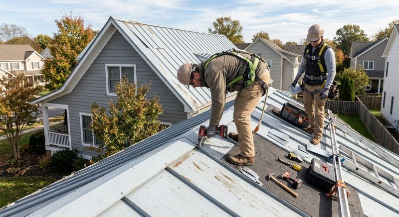 Metal Roof Repair in Bloomfield, CT