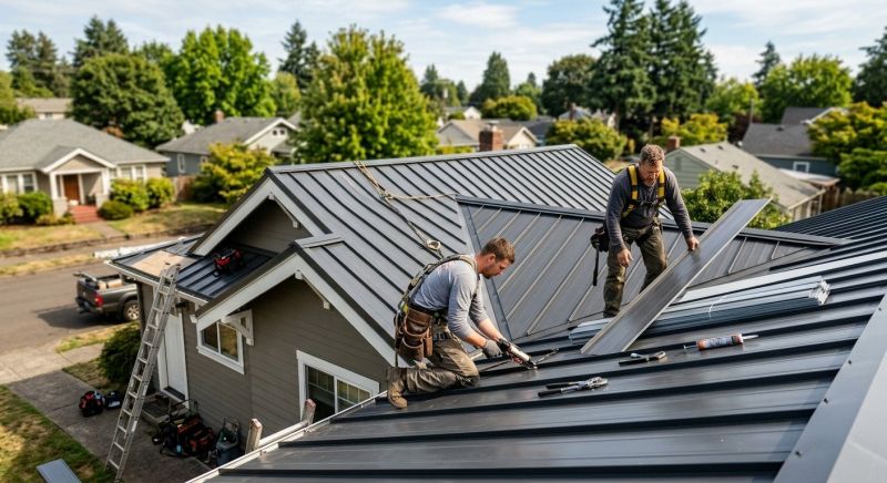 Metal Roof Repair in Roxbury, CT