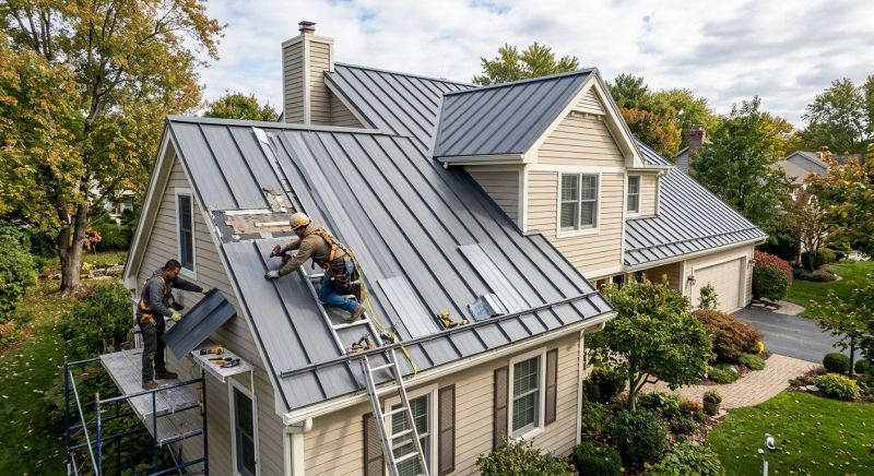 Metal Roof Repair in West Suffield, CT