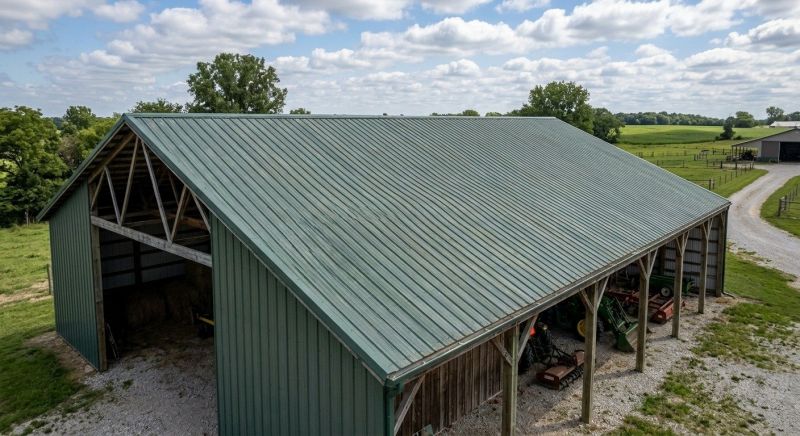 Pole Barn Roof Repair in North Granby, CT
