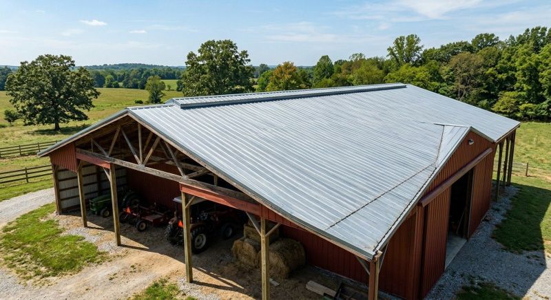 Pole Barn Roof Repair in Terryville, CT