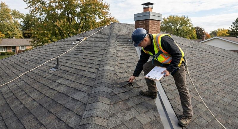 Roof Damage Inspection in West Suffield, CT