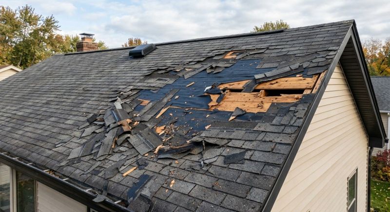 Roof Damage Repair in Weatogue, CT