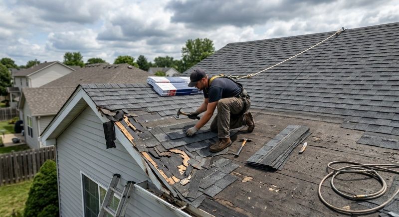 Roof Damage Restoration in New Britain, CT