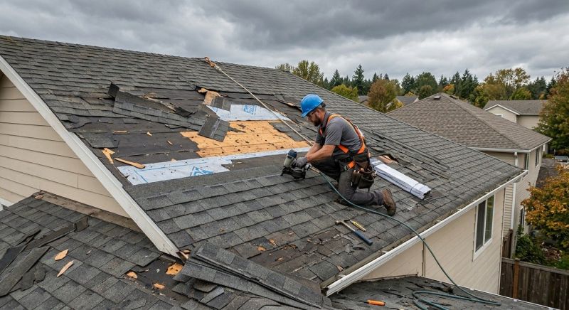 Roof Damage Restoration in Sharon, CT