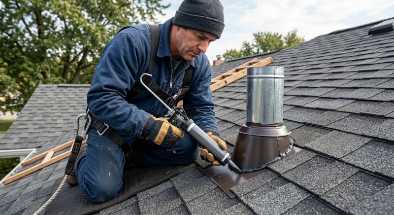 Roof Vent Flashing Repair in Litchfield County, CT
