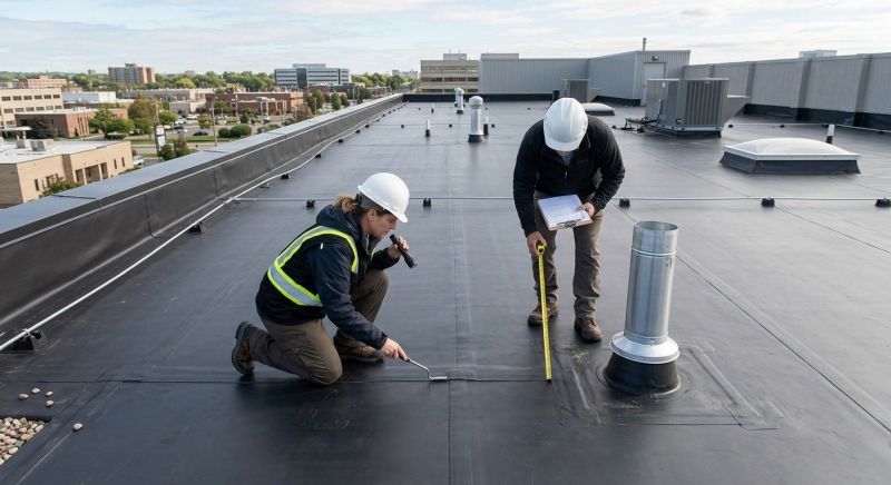 Rubber Roof Inspection in Litchfield County, CT