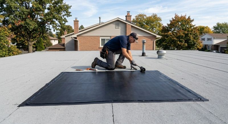 Rubber Roof Repair in Cornwall Bridge, CT