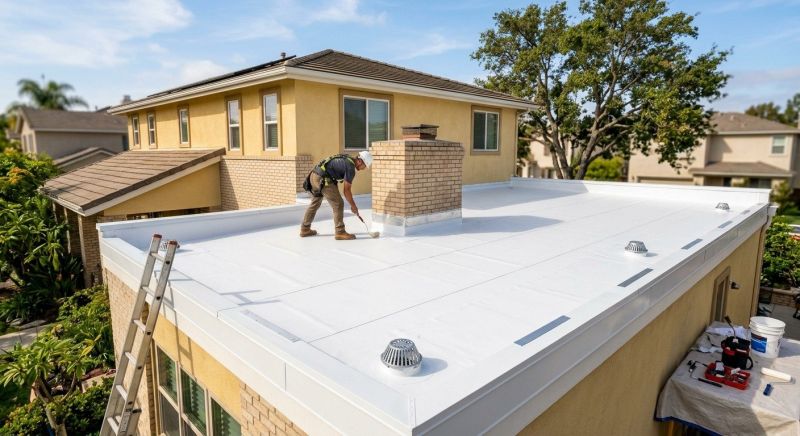 Rubber Roof Repair in Oakville, CT
