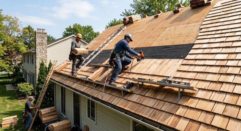 Shake Roof Replacement in Granby, CT