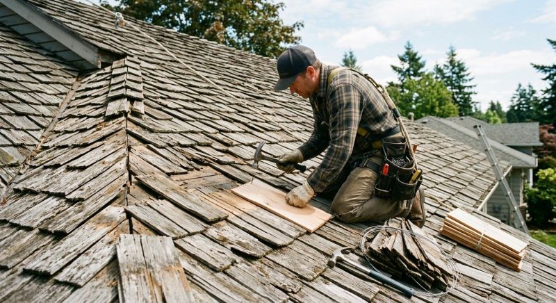 Shake Shingle Repair in North Granby, CT