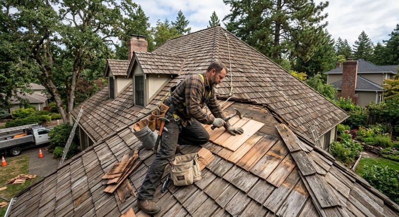 Shake Shingle Repair in Washington, CT