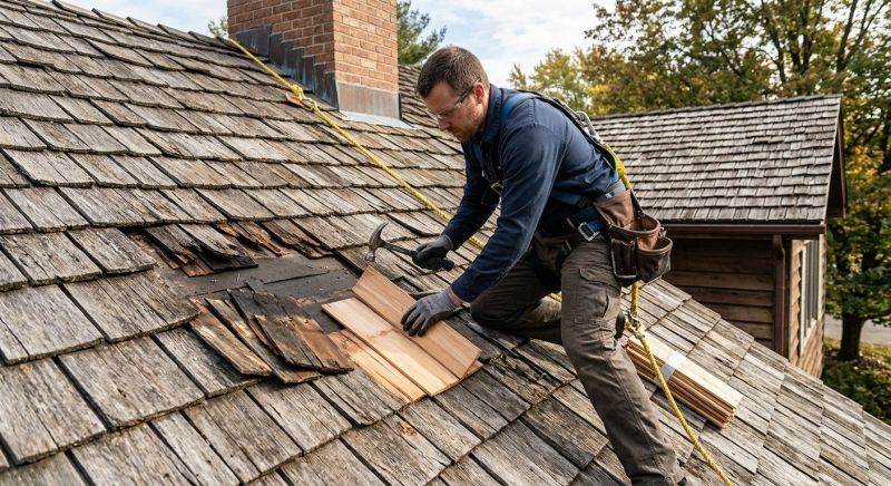 Shake Shingle Repair in Wethersfield, CT