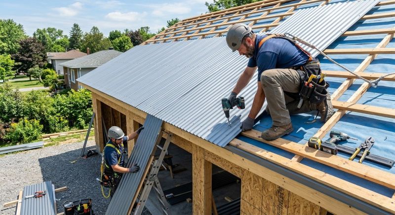 Sheet Roofing Installation in New Hartford, CT