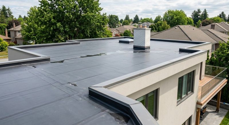 Single Ply Roof Installation in Plymouth, CT